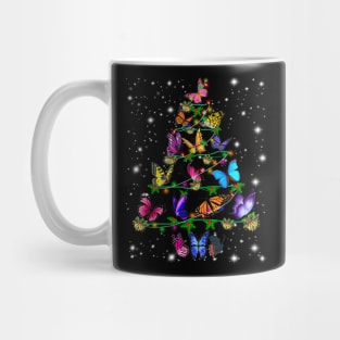 Lovely Butterfly Christmas Tree Costume Gift Mug